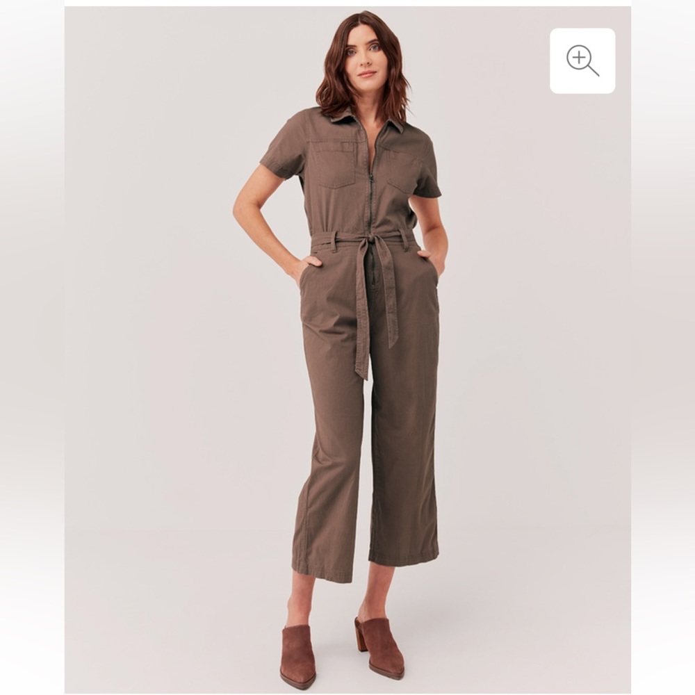 Pact Brown Jumpsuit